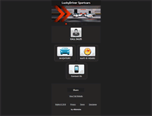 Tablet Screenshot of luckydriversportcars.com